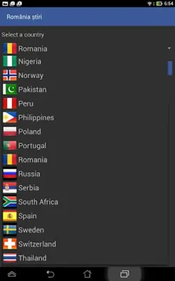 Romania News android App screenshot 0