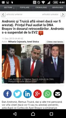 Romania News android App screenshot 9