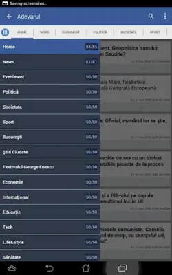 Romania News android App screenshot 1