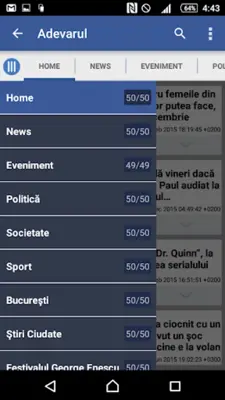 Romania News android App screenshot 8